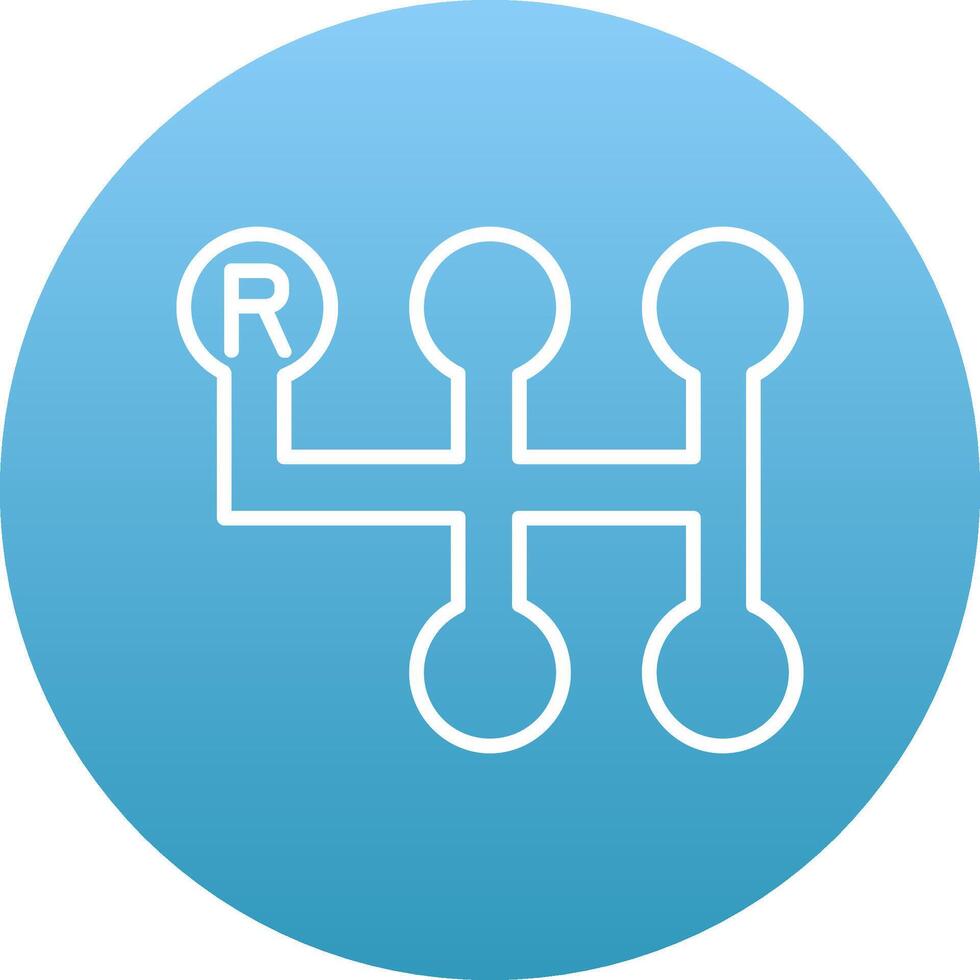Gearshift Icon Design Symbol vector