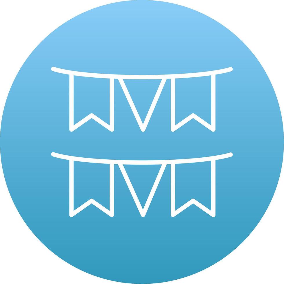Garland Icon Design Symbol vector