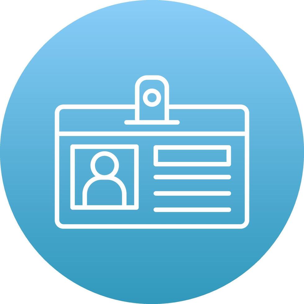 Identification Card Icon Design Symbol vector