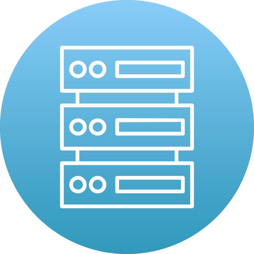 Database Icon Design Symbol vector