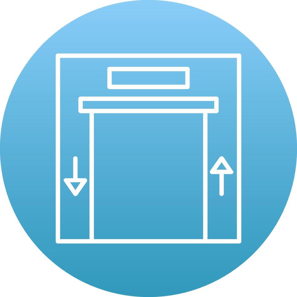 Elevator Icon Design Symbol vector