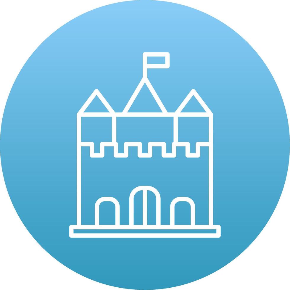 Castle Icon Design Symbol vector