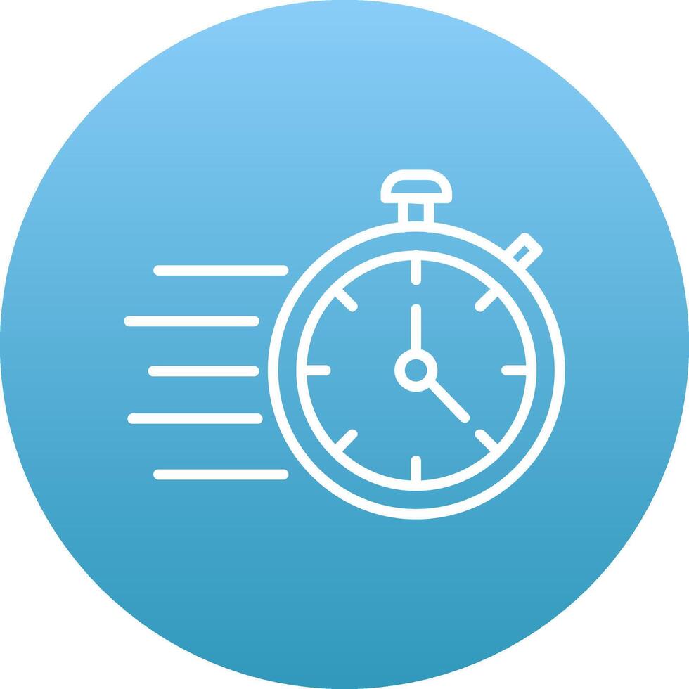 Fast Time Icon Design Symbol vector
