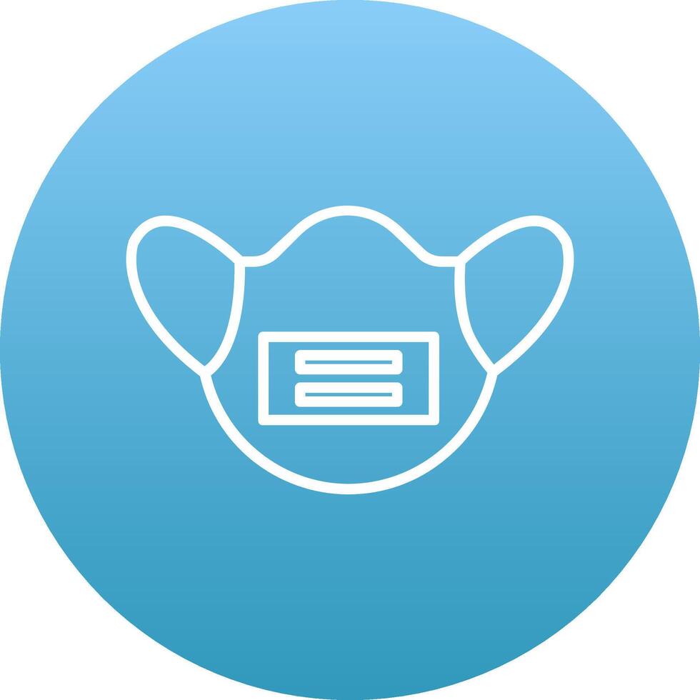 Dust Mask Icon Design Symbol vector
