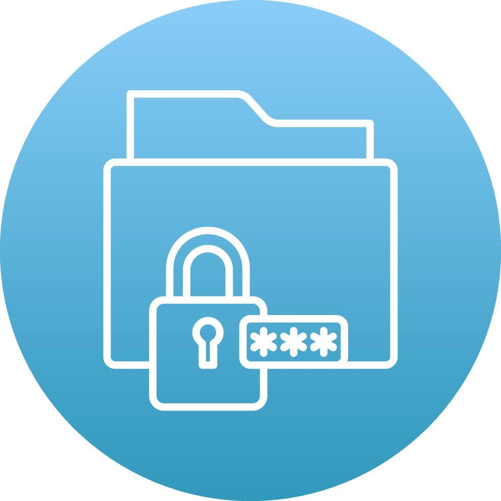 Data Encryption Icon Design Symbol vector