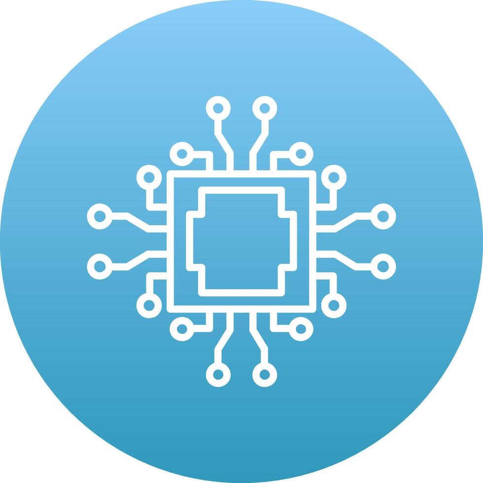 Cpu Icon Design Symbol vector