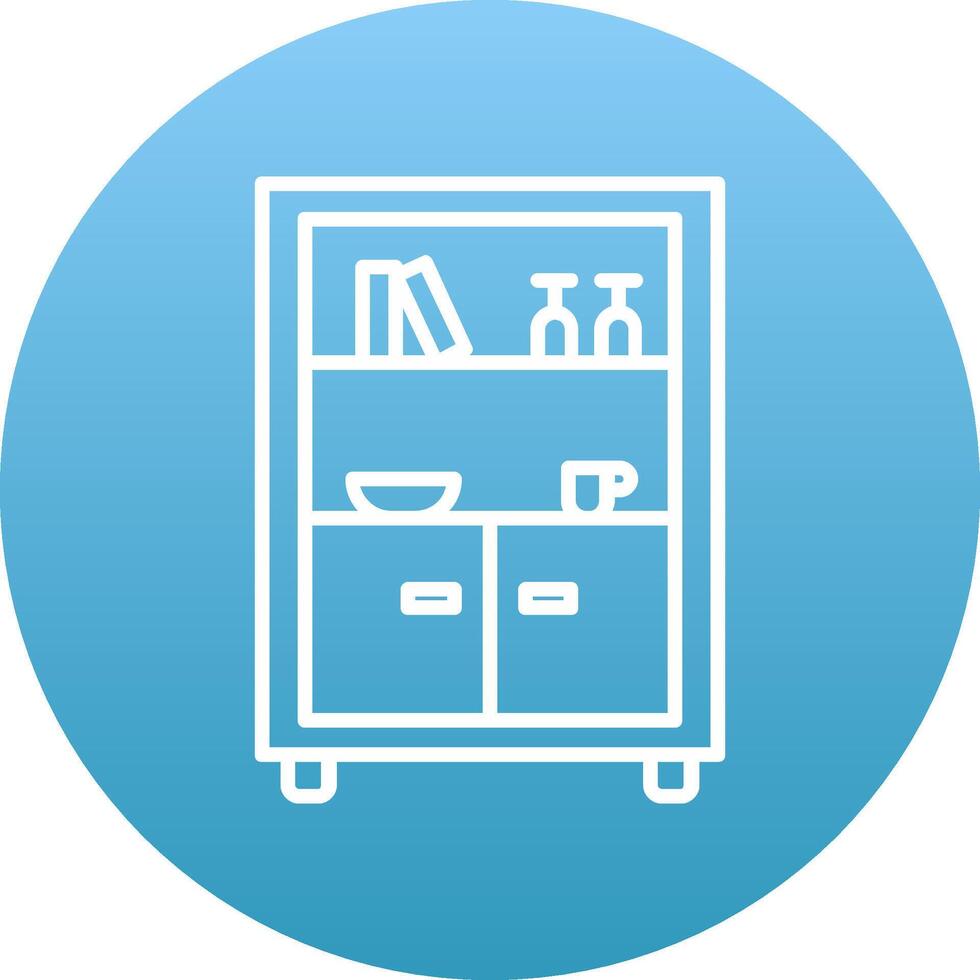 Display Case Icon Design Symbol vector