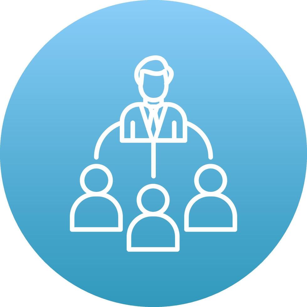 Delegate Icon Design Symbol vector