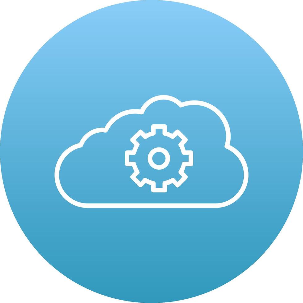 Cloud Storage Icon Design Symbol vector