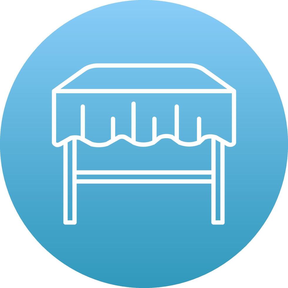 Dining Table Icon Design Symbol vector