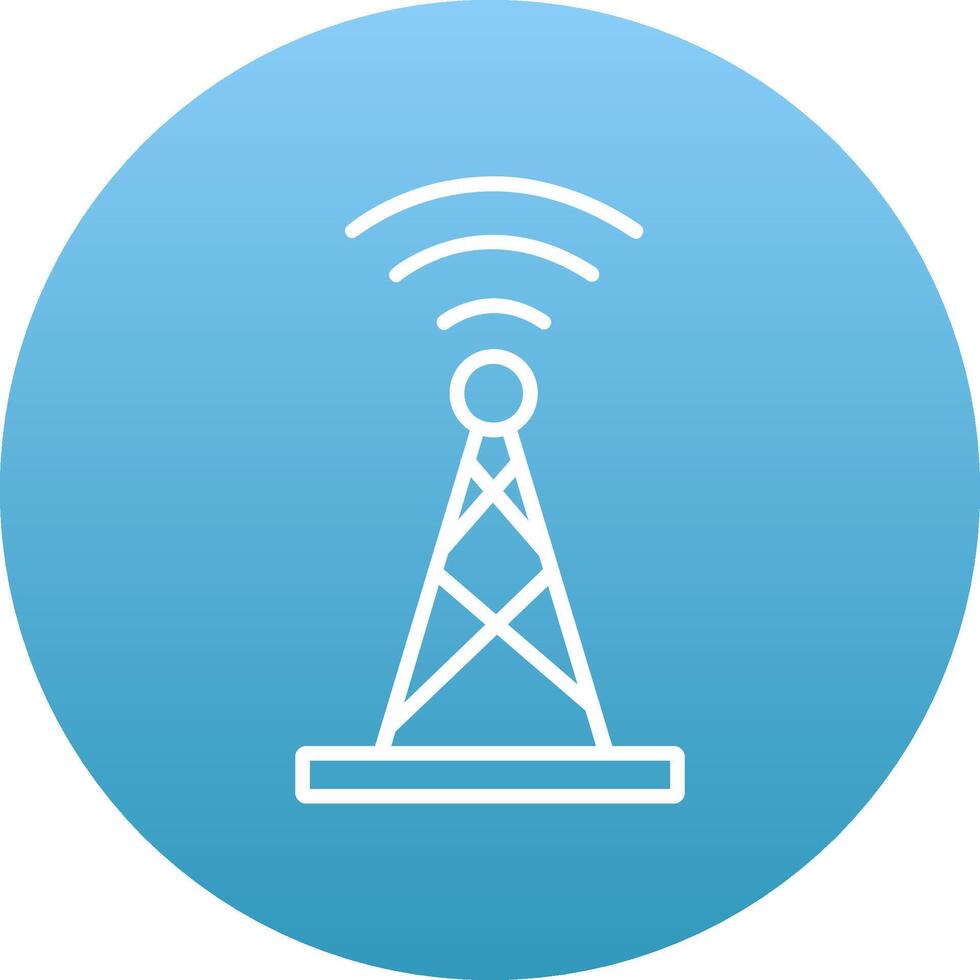 Broadcast Icon Design Symbol vector