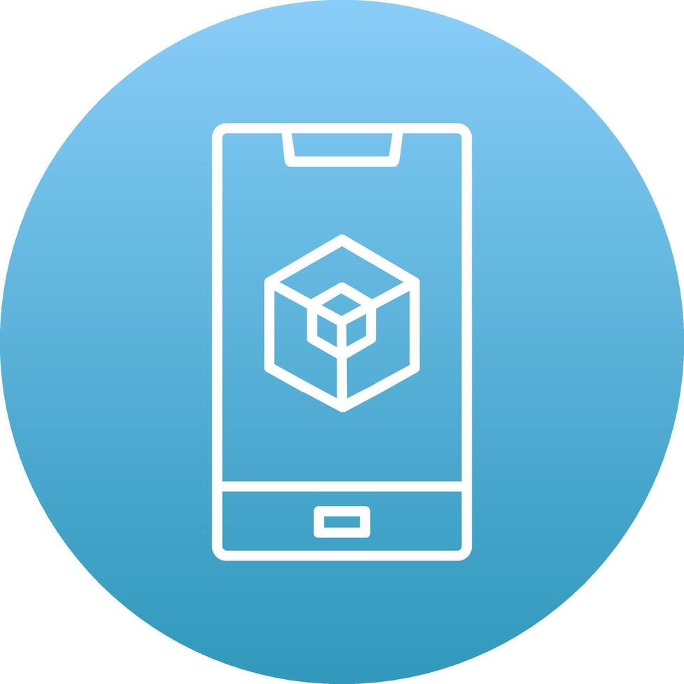 Augmented Reality Icon Design Symbol vector