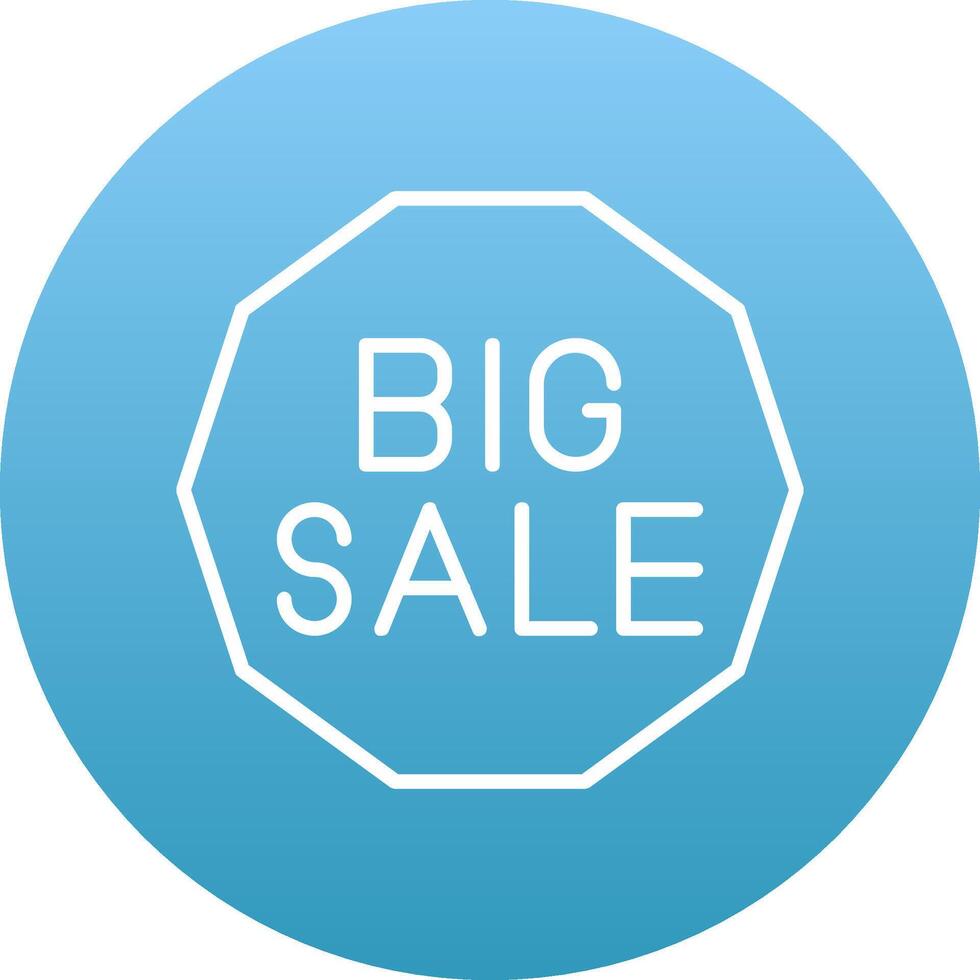 Big Sale Icon Design Symbol vector