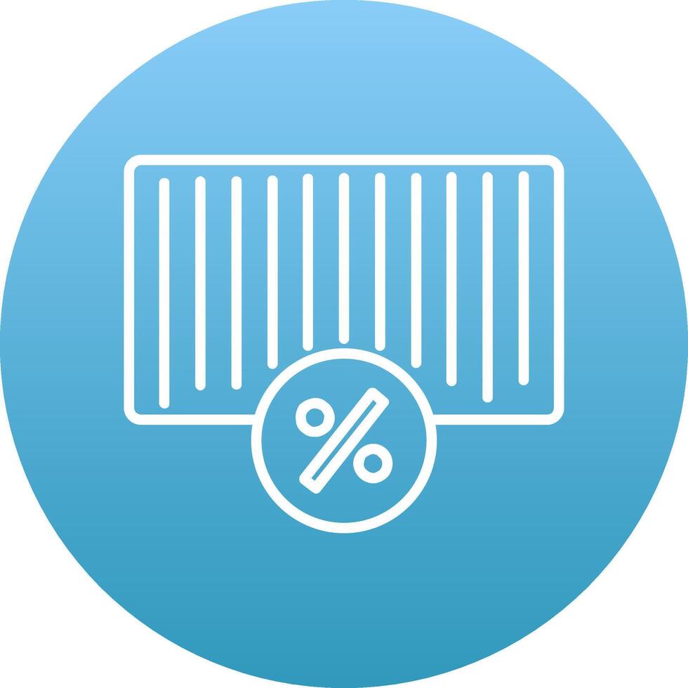 Barcode Icon Design Symbol vector