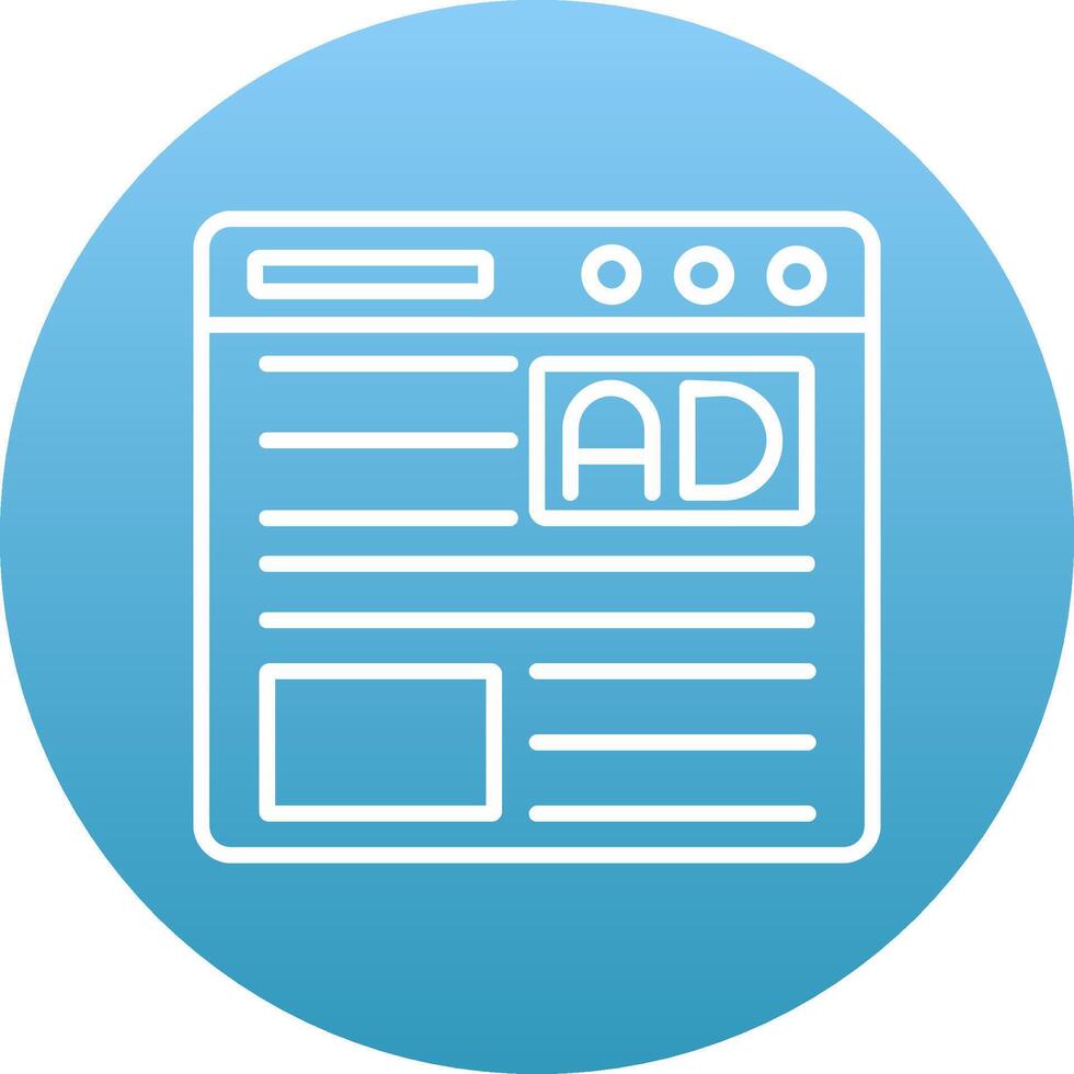 Advertisement Icon Design Symbol vector