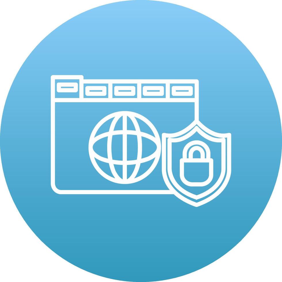 Browser Icon Design Symbol vector