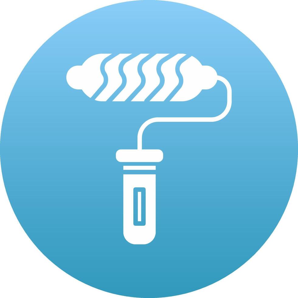 Paint Roller Icon Design Symbol vector