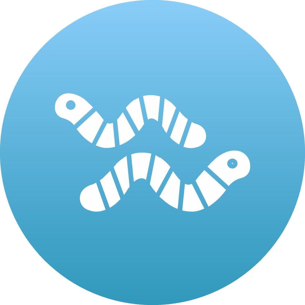 Worm Icon Design Symbol vector