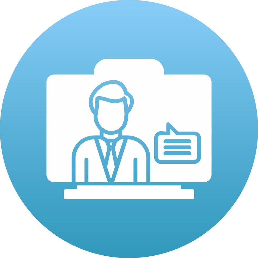 Virtual Assistant Icon Design Symbol vector