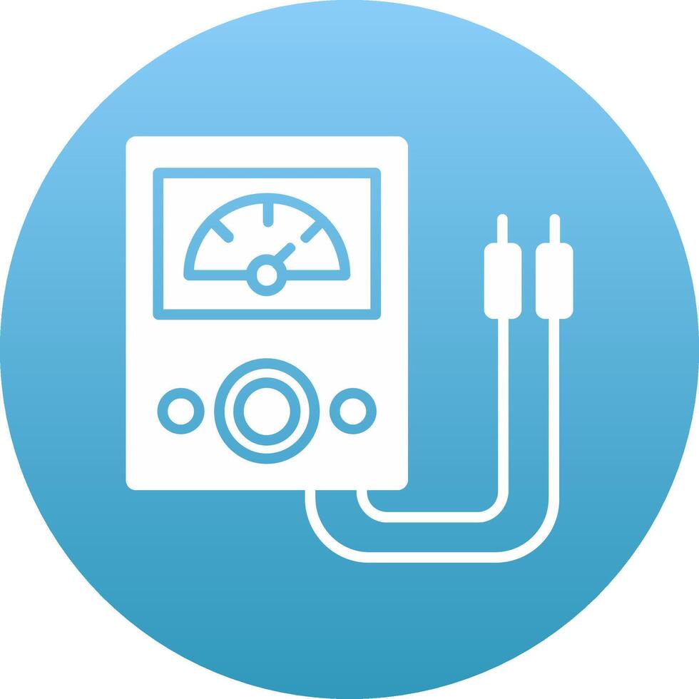 Voltmeter Icon Design Symbol vector