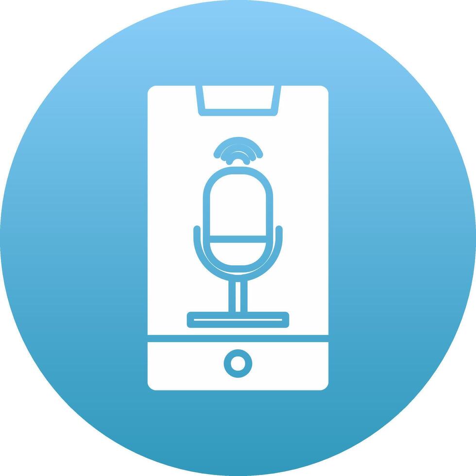 Voice Control Icon Design Symbol vector