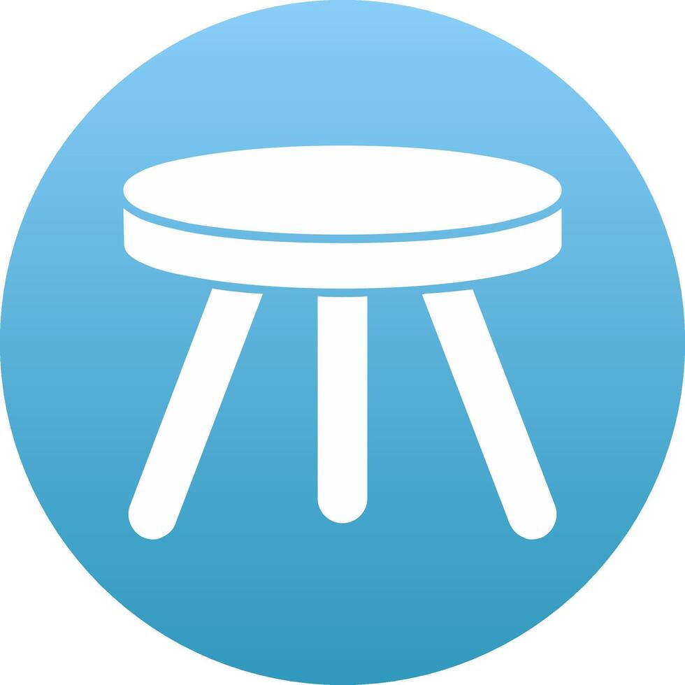 Stool Icon Design Symbol vector