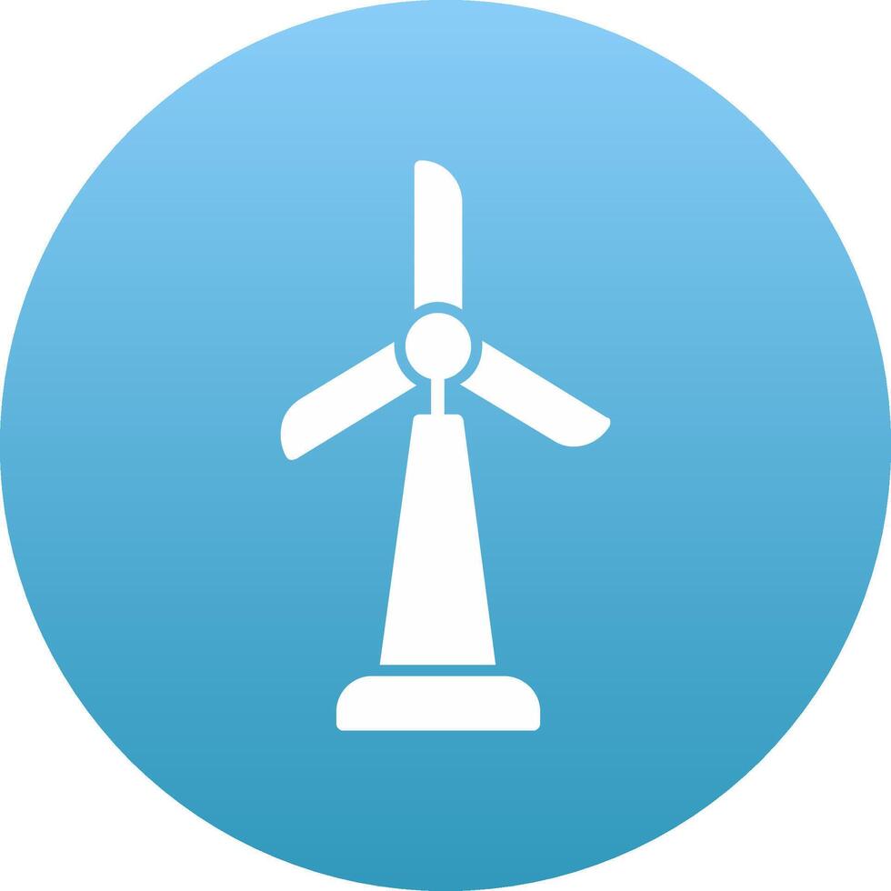 Wind Turbine Icon Design Symbol vector
