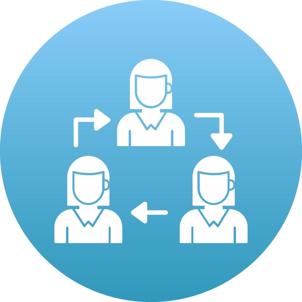 Team Work Icon Design Symbol vector
