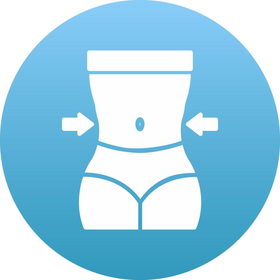 Waist Icon Design Symbol vector