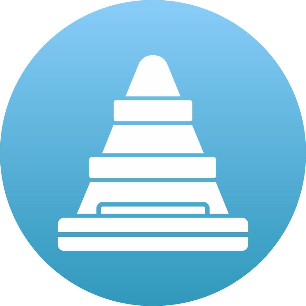Traffic Cone Icon Design Symbol vector