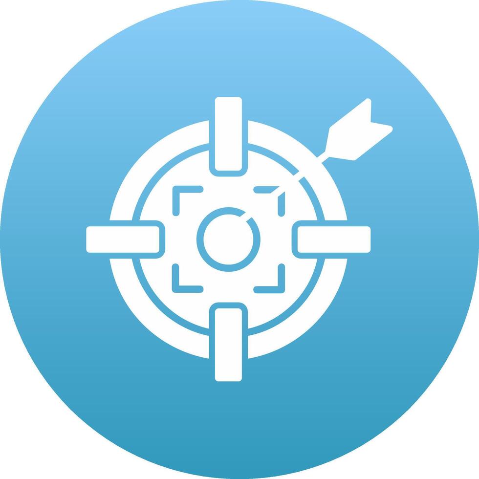 Target Icon Design Symbol vector