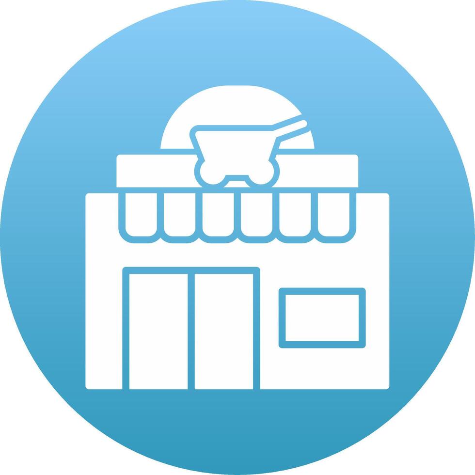Supermarket Icon Design Symbol vector