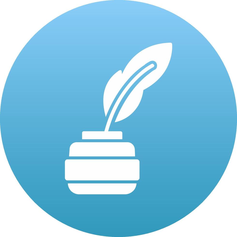 Quill Icon Design Symbol vector