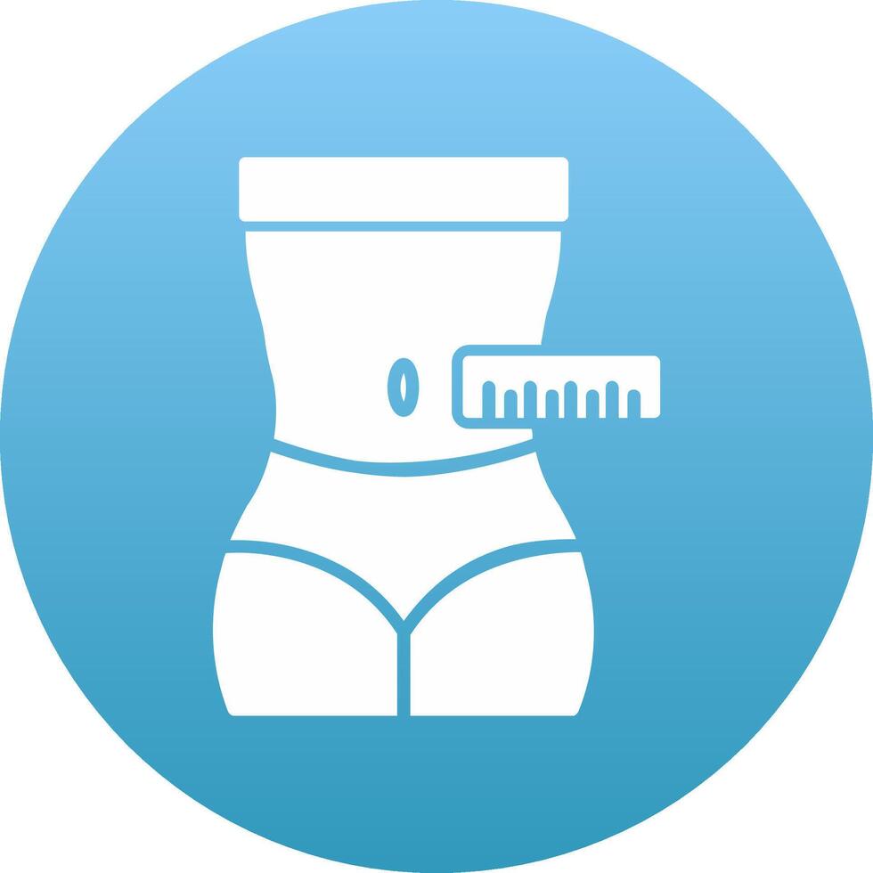 Waist Icon Design Symbol vector