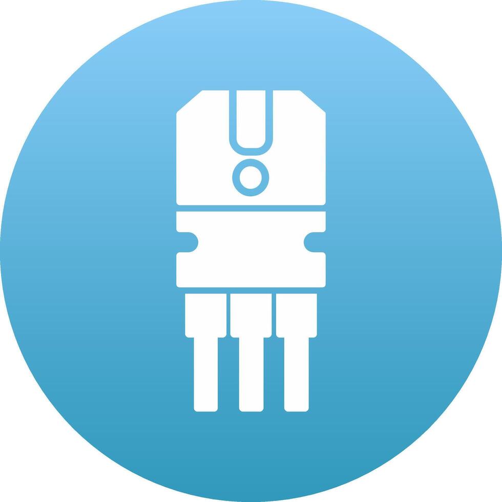 Transistor Icon Design Symbol vector