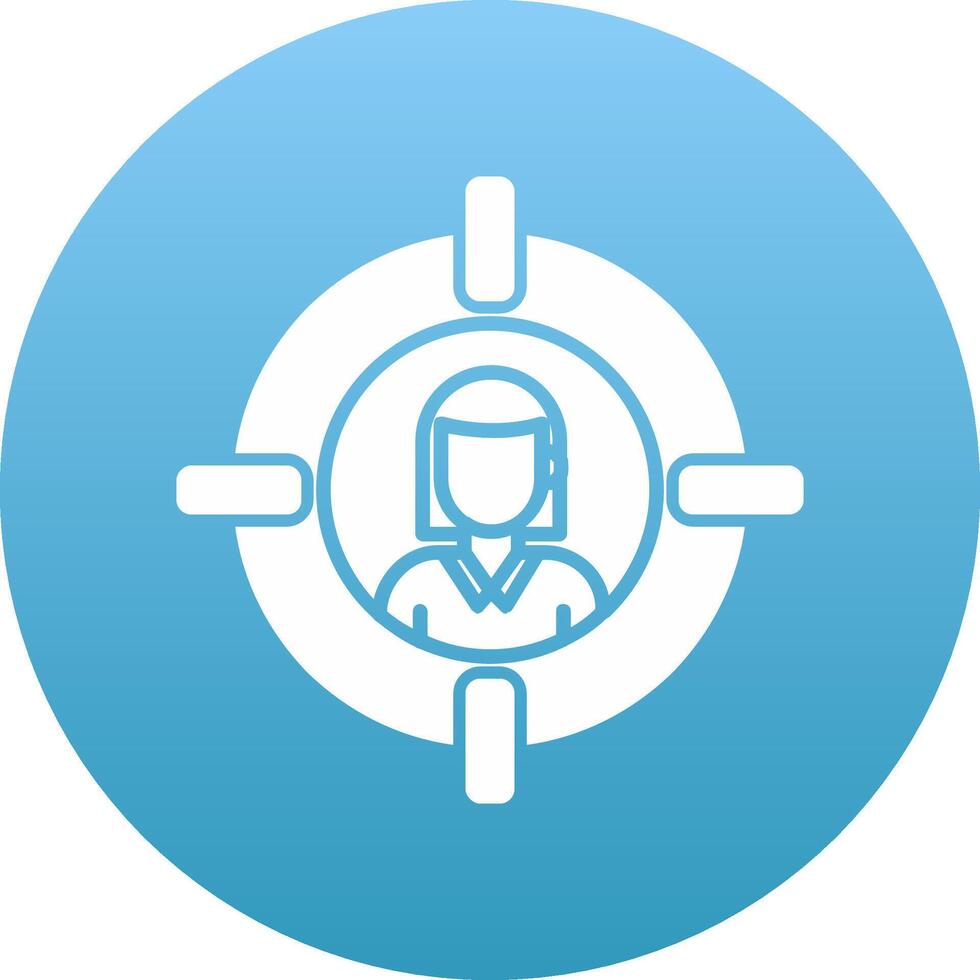 Target Icon Design Symbol vector