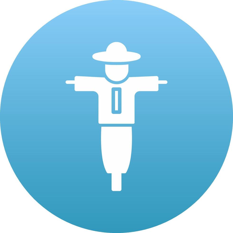 Scarecrow Icon Design Symbol vector