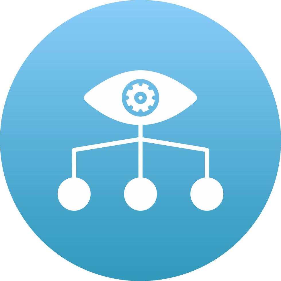 Supervision Icon Design Symbol vector