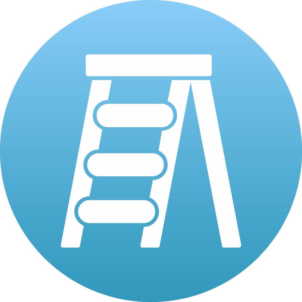 Step Ladder Icon Design Symbol vector