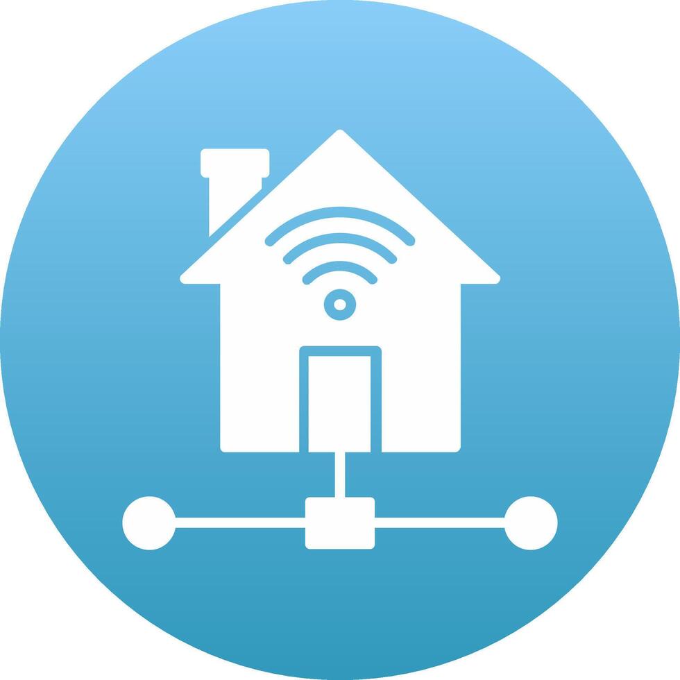 Smart Home Icon Design Symbol vector