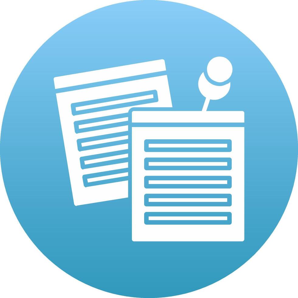 Sticky Notes Icon Design Symbol vector