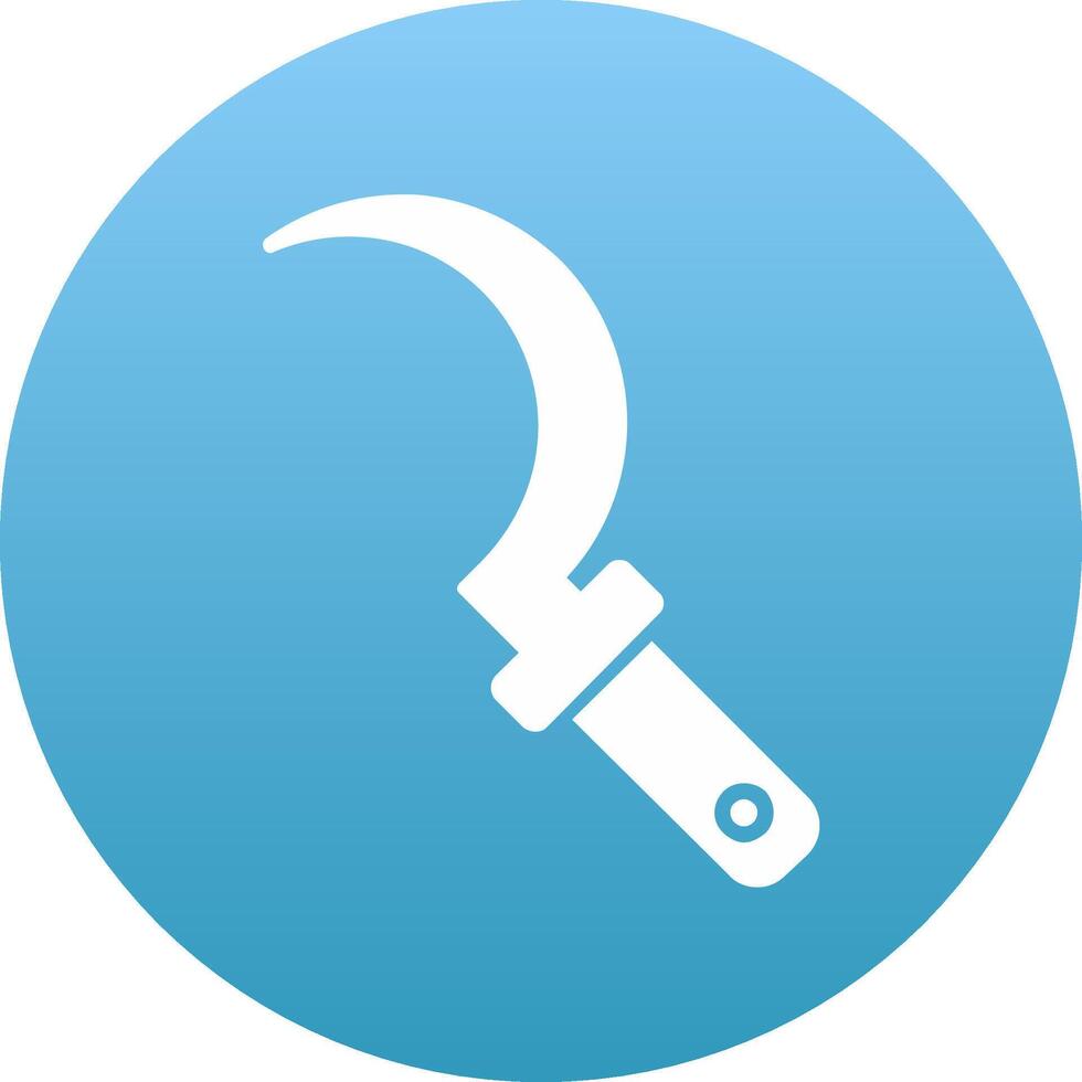 Sickle Icon Design Symbol vector