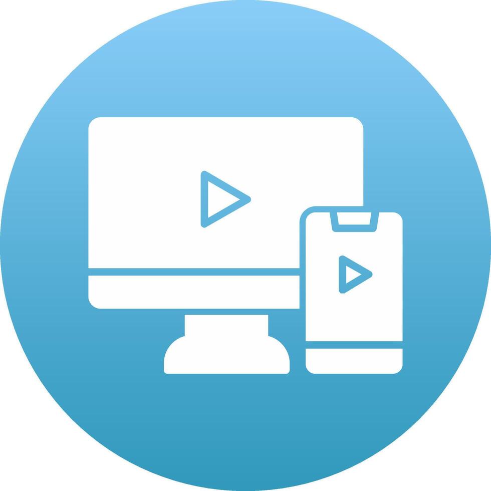 Screen Mirroring Icon Design Symbol vector