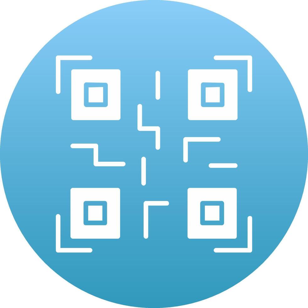 Qr Code Icon Design Symbol vector