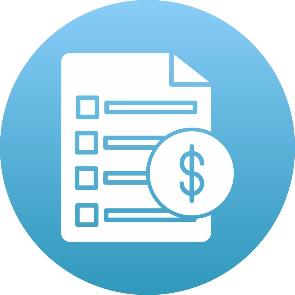 Invoice Icon Design Symbol vector