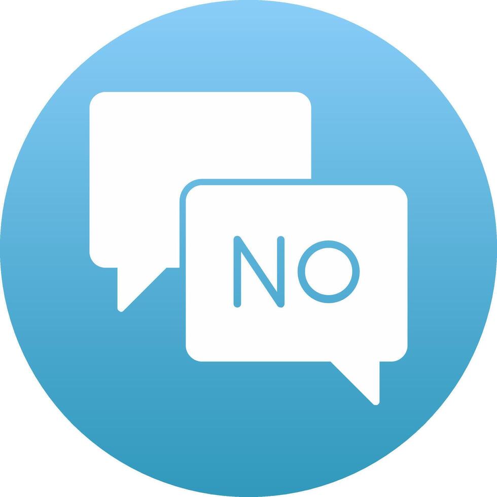 Say No Icon Design Symbol vector