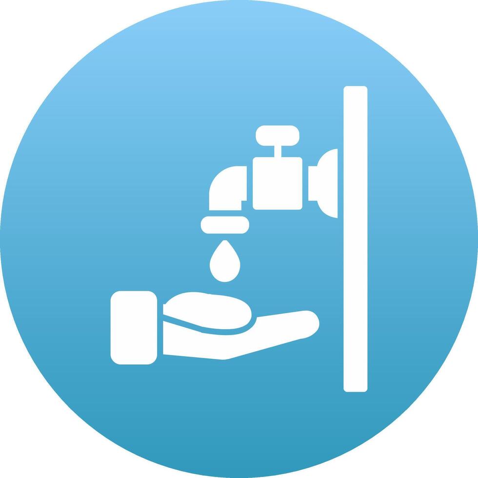 Wudhu Icon Design Symbol vector