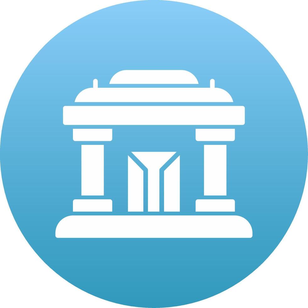 Museum Icon Design Symbol vector
