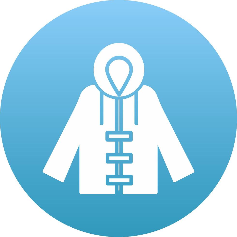 Raincoat Icon Design Symbol vector