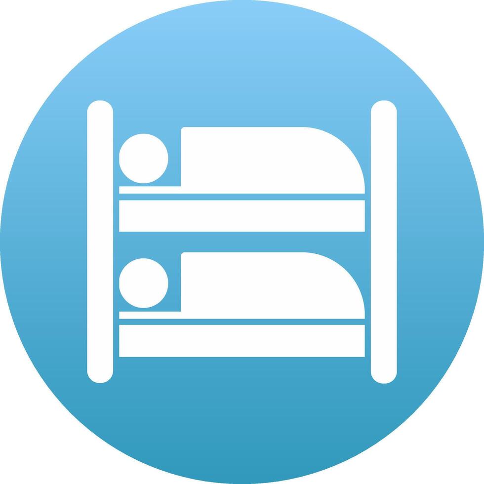 Bunk Bed Icon Design Symbol vector